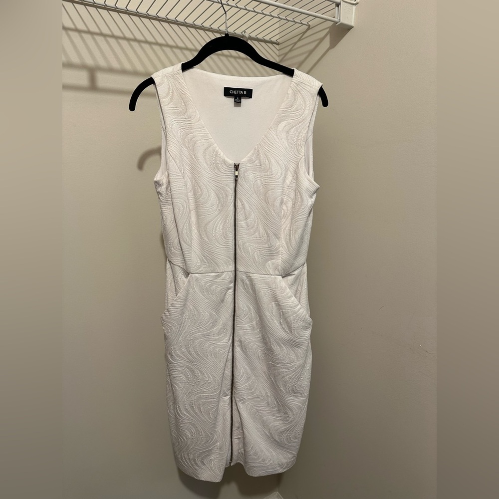Chetta B Elegant White Dress